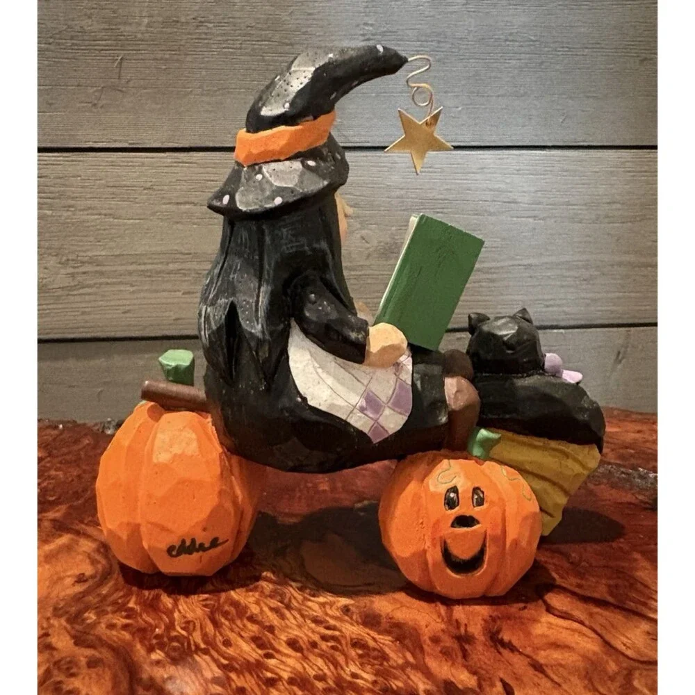 Vintage Eddie Walker Halloween Witch N Spells Figurine Used
